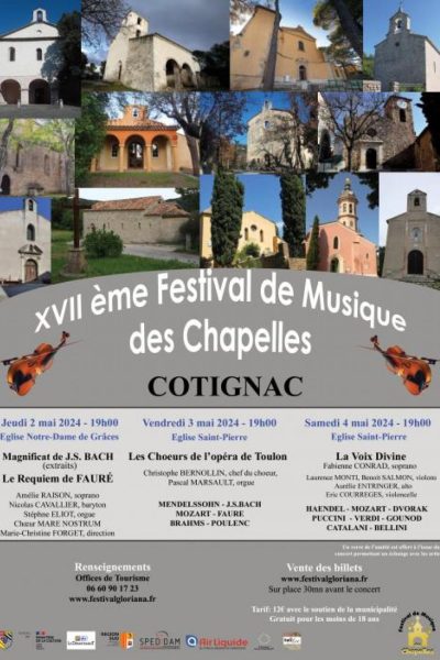 Affiche Festival des chapelles